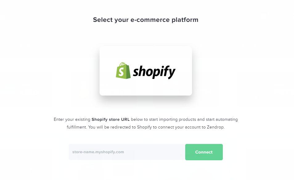 shopify connect