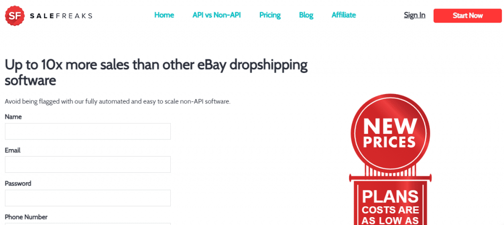 Salefreaks dropshipping software