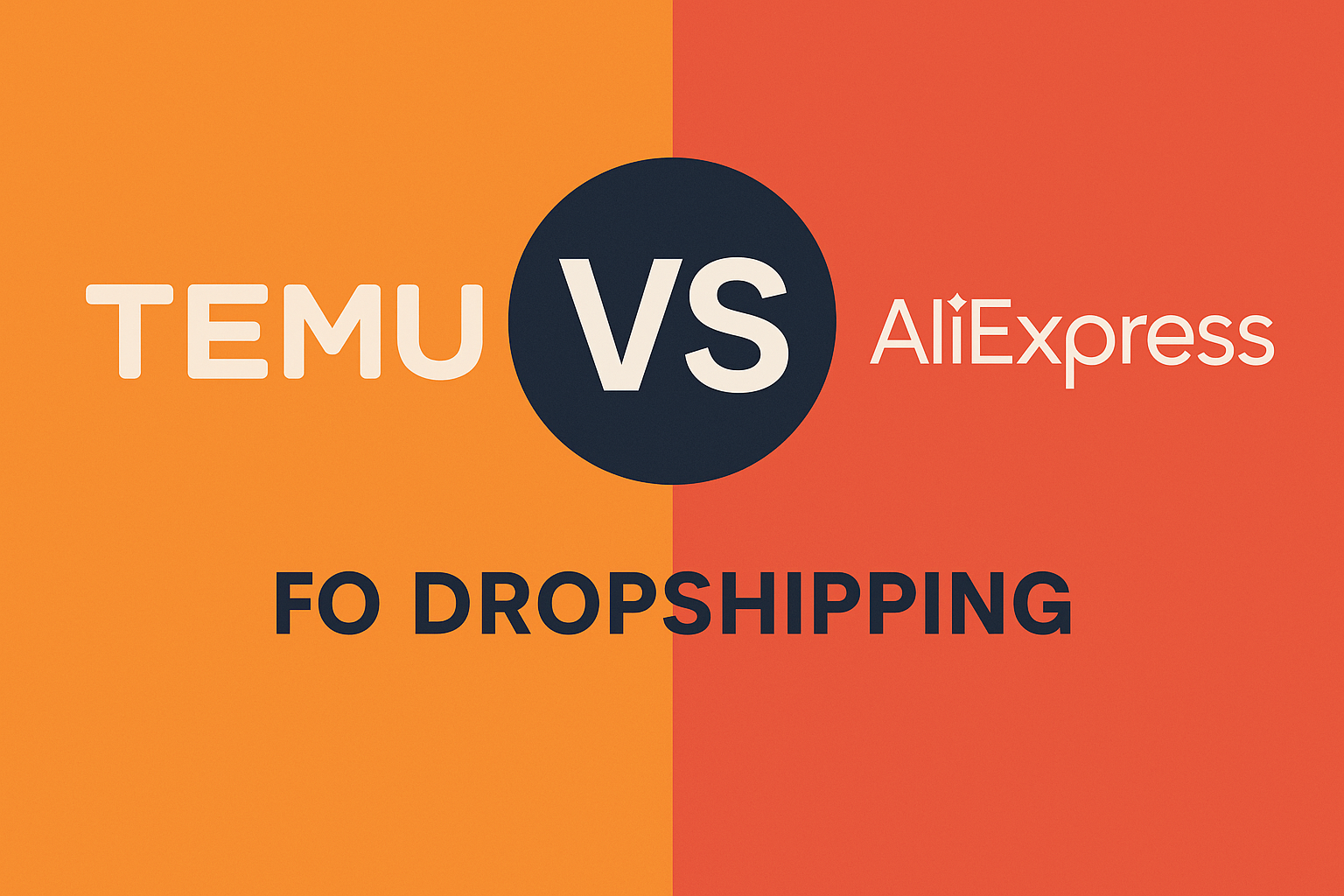 Temu vs AliExpress for Dropshipping